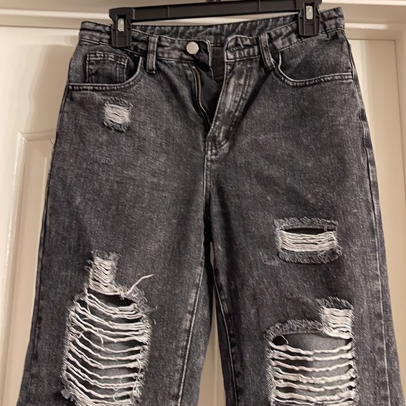 Shein Teen black jeans size 14 - Picture 2 of 9